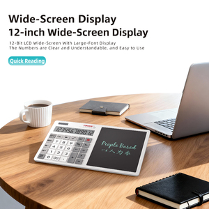 2025 Truly 12-Digit Desktop <strong>Calculator</strong> With Handwriting <strong>Calculator</strong> With Note Pad - Product Image 4