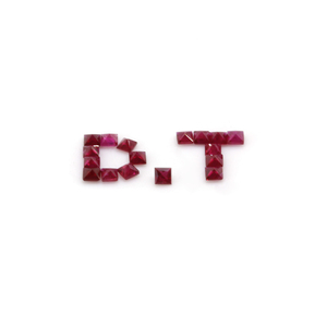 Hot Selling Natural <strong>Ruby</strong> square High Quality Natural <strong>Ruby</strong> Factory Direct Wholesale for <strong>Fine</strong> Jewelry - Product Image 2