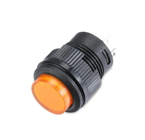 Self-locking 16MM Rast/Momentary push button schalter mit 5 Farbe LED beleuchtung 4Pin R16-503/AD r16-503/BD - Product Image 5