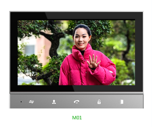 Best-Offer D104+M01 CVBS 7&quot; Inch Screen <strong>Analog</strong> High Resolution Fast Viewing Touch Button Video Door Phone Villa <strong>Intercom</strong> <strong>System</strong>