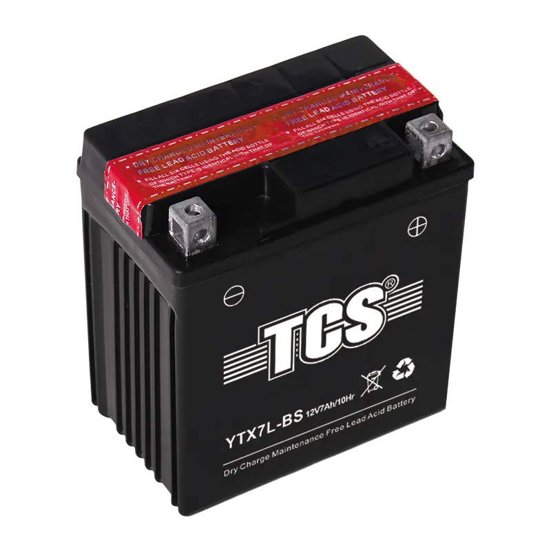 جميع أنواع البطاريات الجافة 12 فولت 9 أمبير في الساعة YTX7L-BS بطارية سكوتر كهربائي مع مصنع لوحة