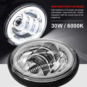 EURNS <span class=keywords><strong>4</strong></span>.5 inç SUV su geçirmez motosiklet LED çalışma lambası <span class=keywords><strong>4</strong></span> 1/<span class=keywords><strong>2</strong></span> "beyaz ışık halkası 12V yardımcı lambalar ile LED sis işık geçen