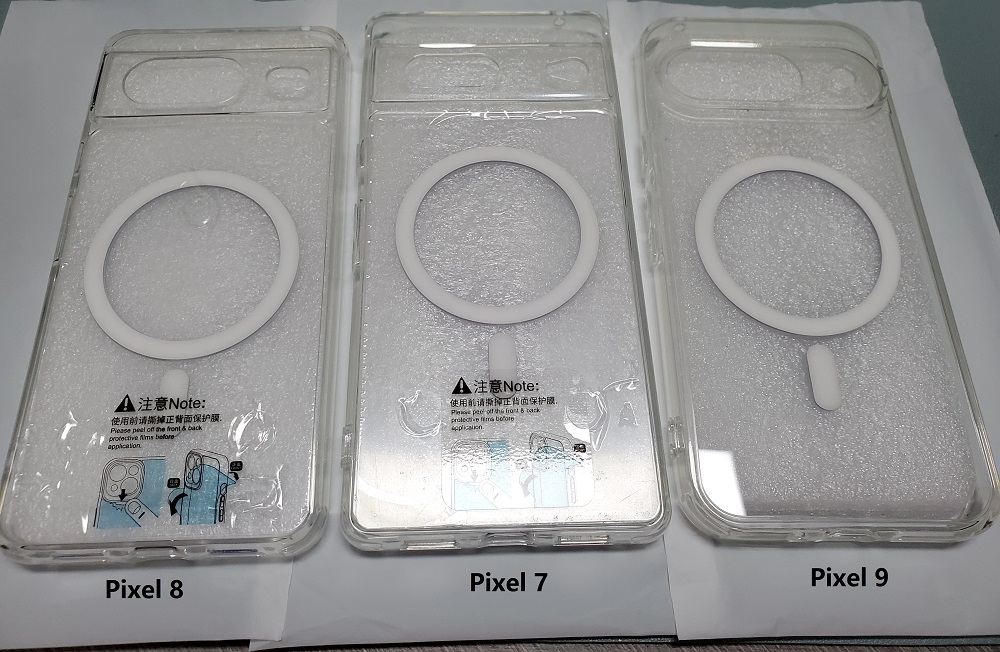 Transparent with magnetic strip