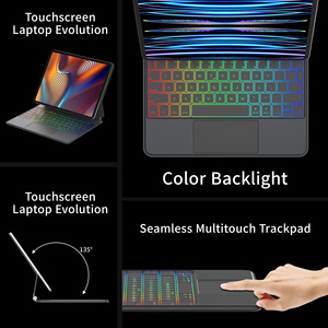 Funda con teclado para Ipad Pro 12,9 2022 11 12 9 6th Funda magnética para Ipad Air 5 4 10th Generation 10,9 5th 4th Gen 2021 Cover - Product Image 4