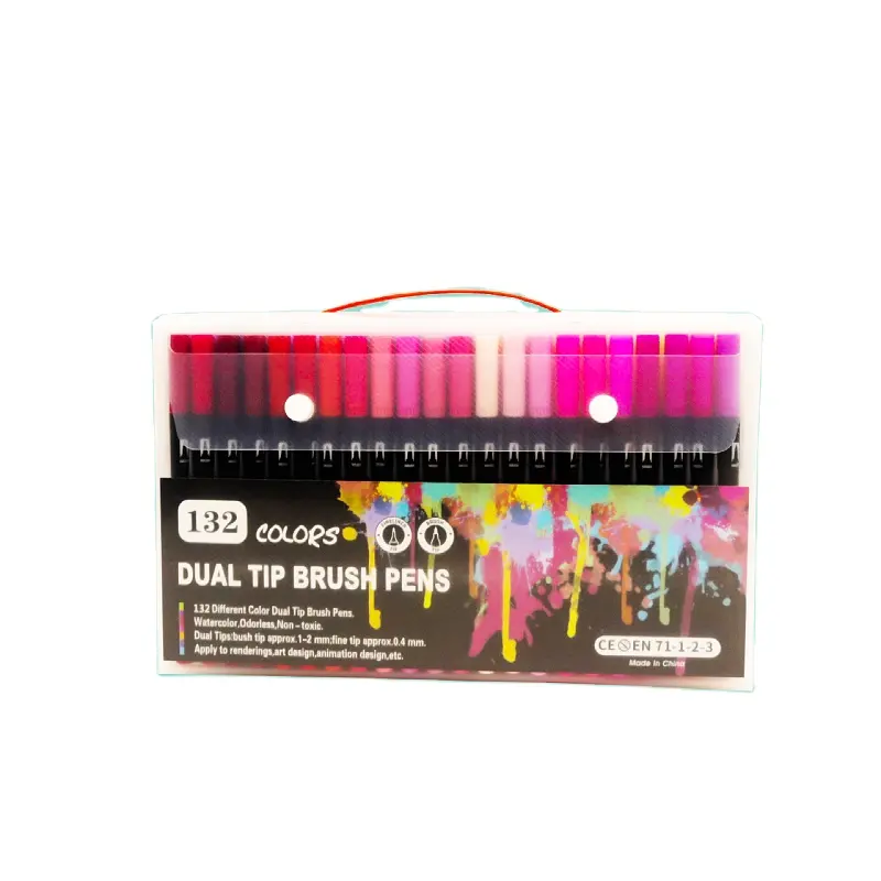 72 colori pennello professionale a doppia punta pennarello artistico Fine Liner acquerello Touch Brush Marcadores per la scuola