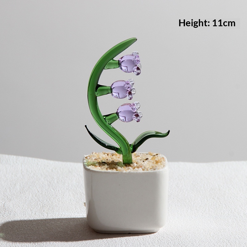 Orchidée cloche violette