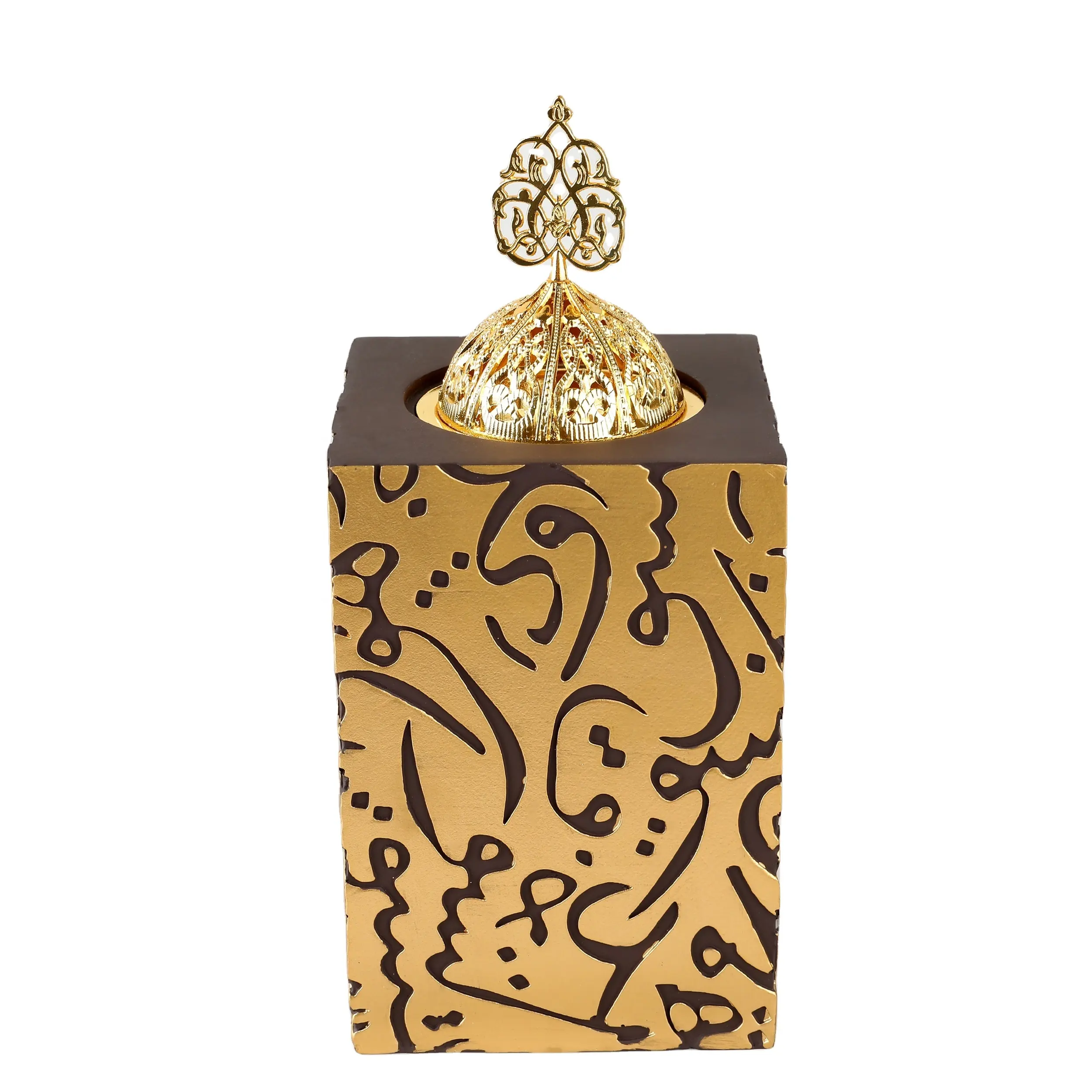 Dragón árabe cascada palo soporte placa bakhoor Ramadán incienso con llenar la casa con fragancia
