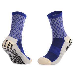 Özel beyaz kaymaz kavrama atletik çorap Shin Pad ile nefes uzun Pro futbolcu çorapları futbol eğitimi ve performans - Product Image 5