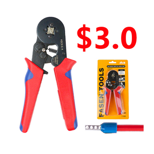 Crimper HSC8 6-4 tel boyutu 0.25-6mm 23-10AWG boru terminali sıkma araçları kendinden ayarlanabilir sıkma aracı cırcır yüksük pense - Product Image 1