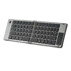 Guangdong negro Mini Bluetooth tijera inalámbrico plegable Touchpad 10 metros teclado para el hogar - Product Image 1