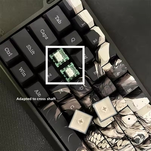 Devil Mx 103キーチェリープロファイルPBT昇華メカニカルキーボードキーキャップゲーミングキーキャップ - Product Image 5