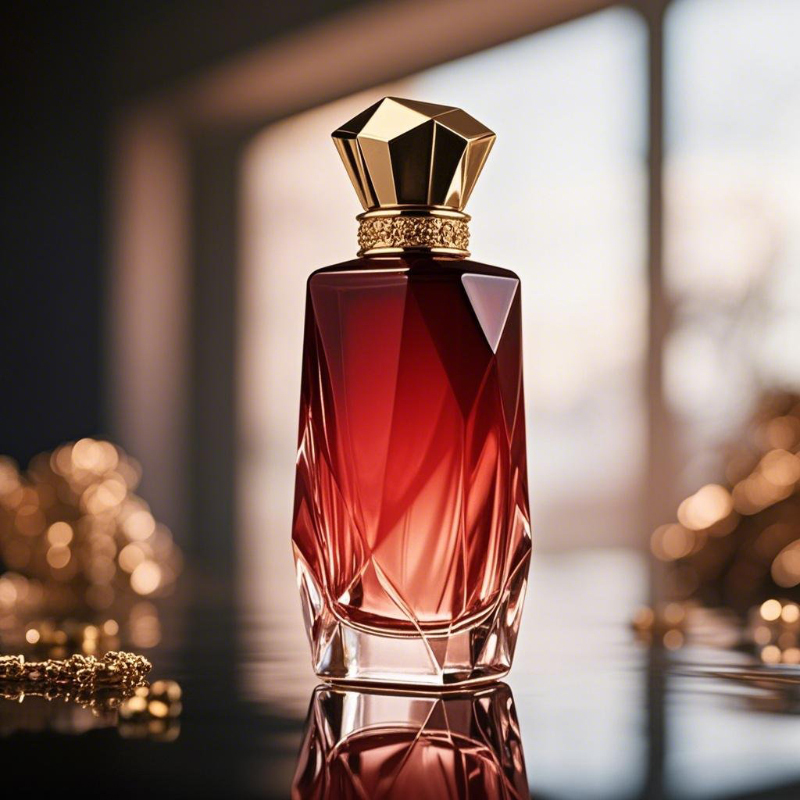 Custom glass bottle