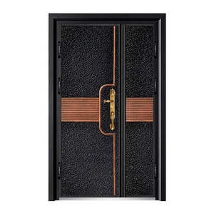 モダンな複数の色とパターンキャストドアが迅速に出荷されたセキュリティ外部の入り口ドア - Product Image 2