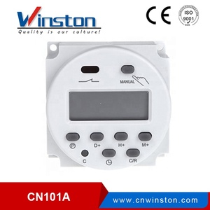 Programmier barer digitaler LCD-Timer-Relais schalter mit Abdeckung CN101A DC 12V 16A