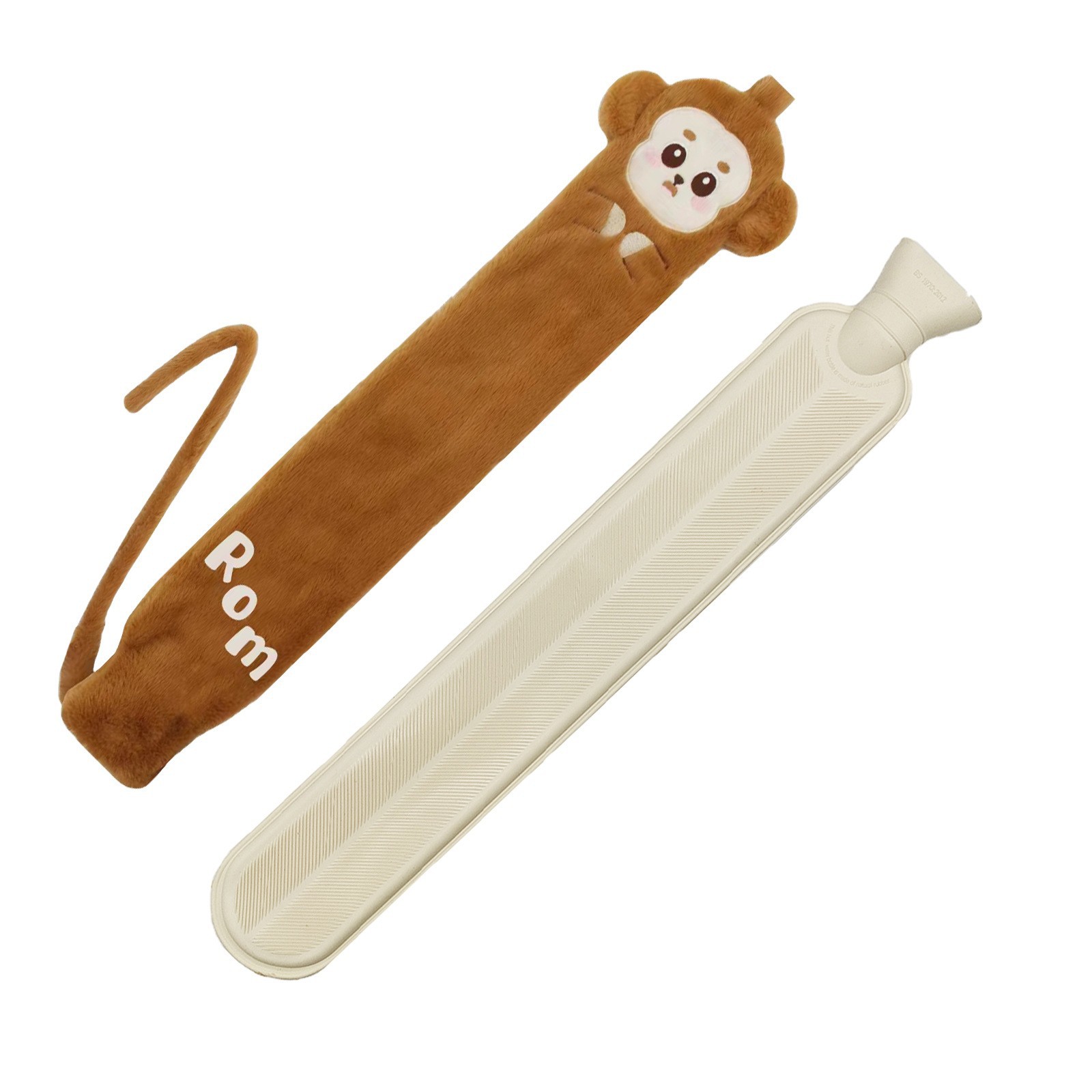 Coloré --- Nouvel ensemble de peluche longue et marron en forme de singe