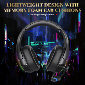 New High Quality 50mm <strong>Speaker</strong> Gaming Earphone Stereo Bass On-ear Gaming Headphones With Mic