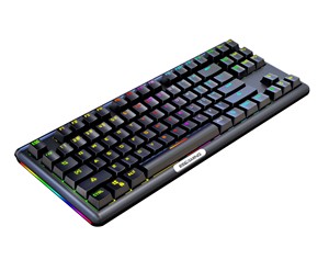ESGAMINGホットスワップUSBタイプCメカニカルゴースト防止キーボード87キー有線RGBバックライト防水ゲームキーボードメーカー - Product Image 5