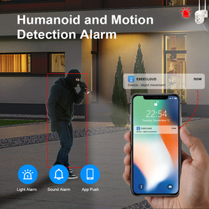 Hiseeu Ai Smart Seguimiento de movimiento humano 5MP al aire libre Audio bidireccional Color visión nocturna hogar red IP PTZ cámara inalámbrica CCTV wifi - Product Image 5