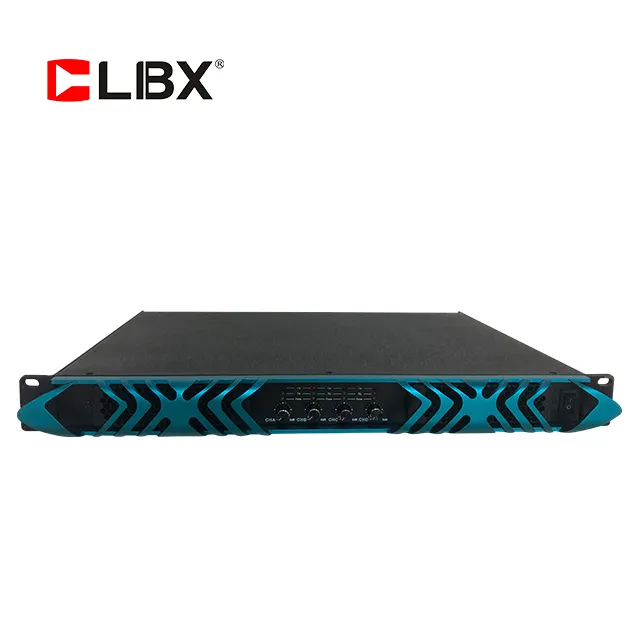 DS41200 CLIBX प्रोफेशनल हाई पावर 1200W 8 ओम 4 चैनल 1U पावर एम्पलीफायर