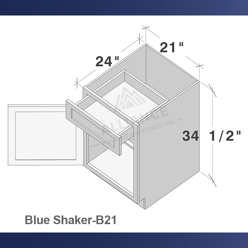 H Bleu Shaker-B21