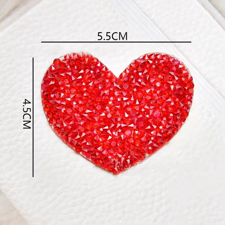 5,5x4,5 cm rojo