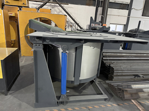 Precio al por mayor <span class=keywords><strong>100Kw</strong></span> Horno de fusión por inducción Horno 100 Kg Raspado Fusión Mini Horno de inducción para verter