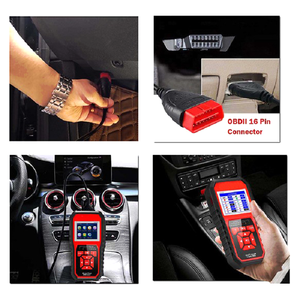 KW850 volle OBD2-Autodiagnosewerkzeuge OBD 2 Auto-Scanner Überprüfen Sie den Motor O2-Sensor Batterie test OBDII-Code leser - Product Image 6