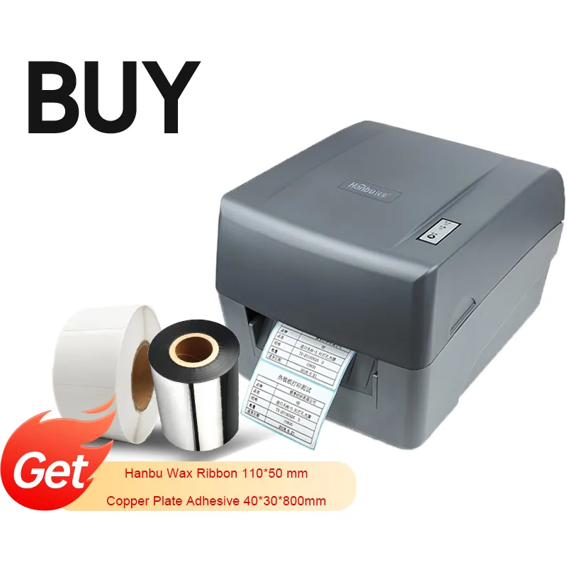 अच्छी कीमत कस्टम ब्रांड 108mm 200dpi कार्यालय प्रिंटर थोक थर्मल स्थानान्तरण प्रिंटर लेबल साटन रिबन प्रिंटर मशीन