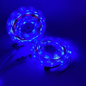 Dc12v 5 M Smd2835非防水RgbLedストリップライト54 Leds/mフレキシブルミニ24キーIRリモートコントローラー