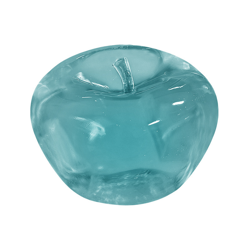 grosses pommes en plastique bleu/coque en PVC
