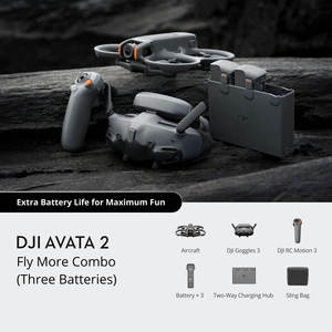 DJI Avata 2 Fly daha Combo (üç pil) ile tek akü Dron 4K FPV uçuş deneyimi hareket kontrol uçak ACRO İha - Product Image 1