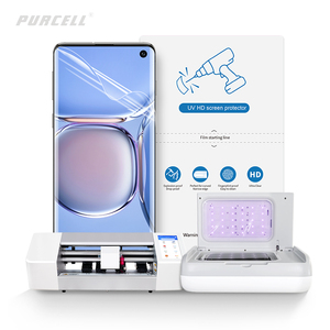 Purcell F800-UV0.18 phổ điện thoại di động bảo vệ màn hình cao rõ ràng UV Phim TPU HD mờ chống ánh sáng màu xanh cho 15/16/17 Pro Max - Product Image 2