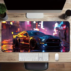 XXL大型カーゲーミングマウスパッドカー滑り止めラバーベーステーブルマットホームオフィスアクセサリーゲーマーとカーファンがラグ40*90cm - Product Image 1