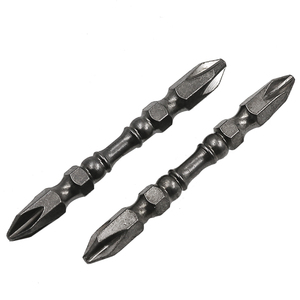 65mm Double Head Phillips Magnetic Screwdriver Bit Anti-Slip Power <strong>Tools</strong> <strong>S2</strong> PH2 1/4&quot; Hex Shank Electric Screw Driver Bit - Product Image 3