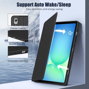 Moko Phía Trước Đứng Trường Hợp Bảo Vệ Bìa PU Da Vải Folio Trường Hợp Đối Với <span class=keywords><strong>Samsung</strong></span> <span class=keywords><strong>Galaxy</strong></span> <span class=keywords><strong>Tab</strong></span> S10 S9 Fe 10.9 11 2025 - Product Image 6