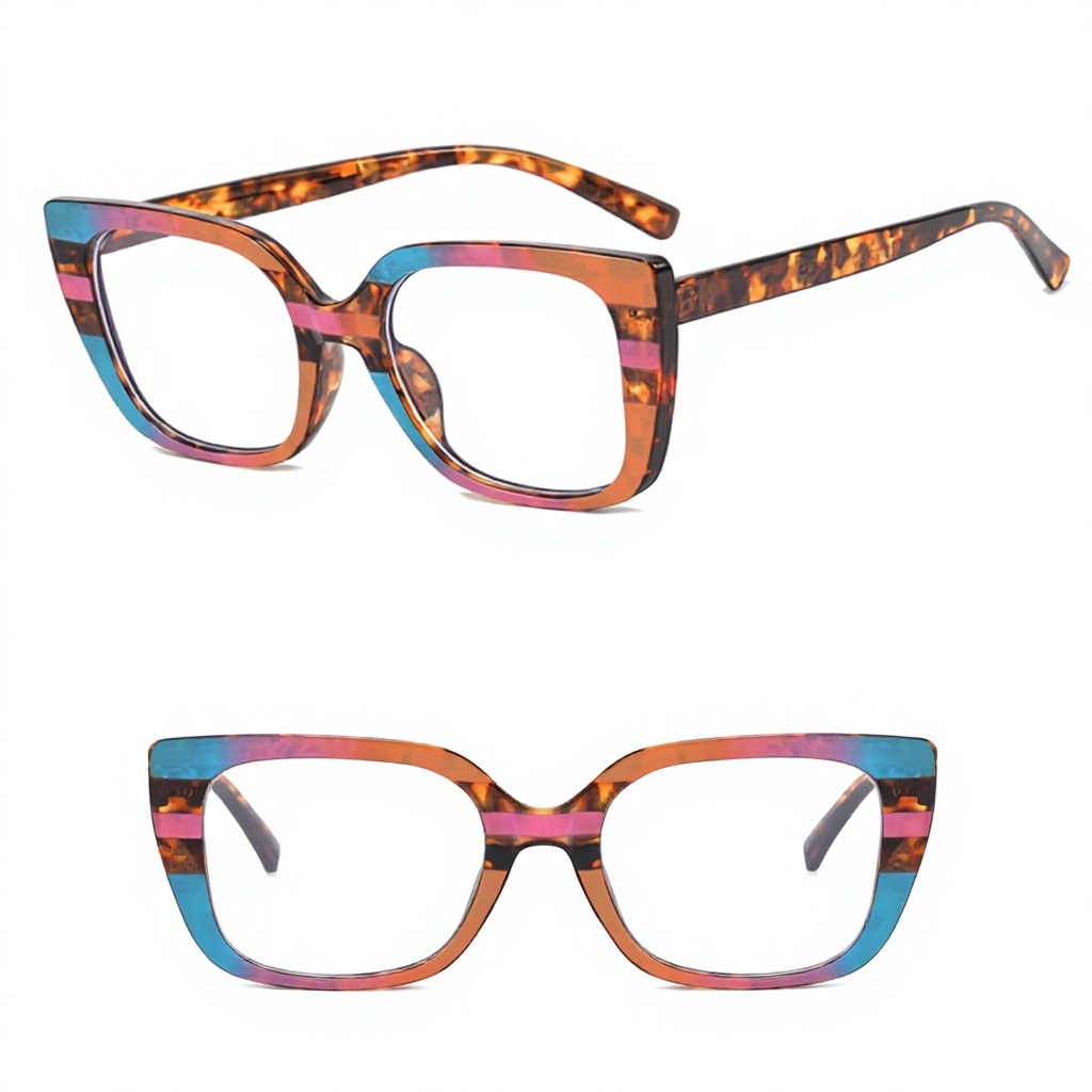 C8 Blue Pink Orange Tortoiseshell