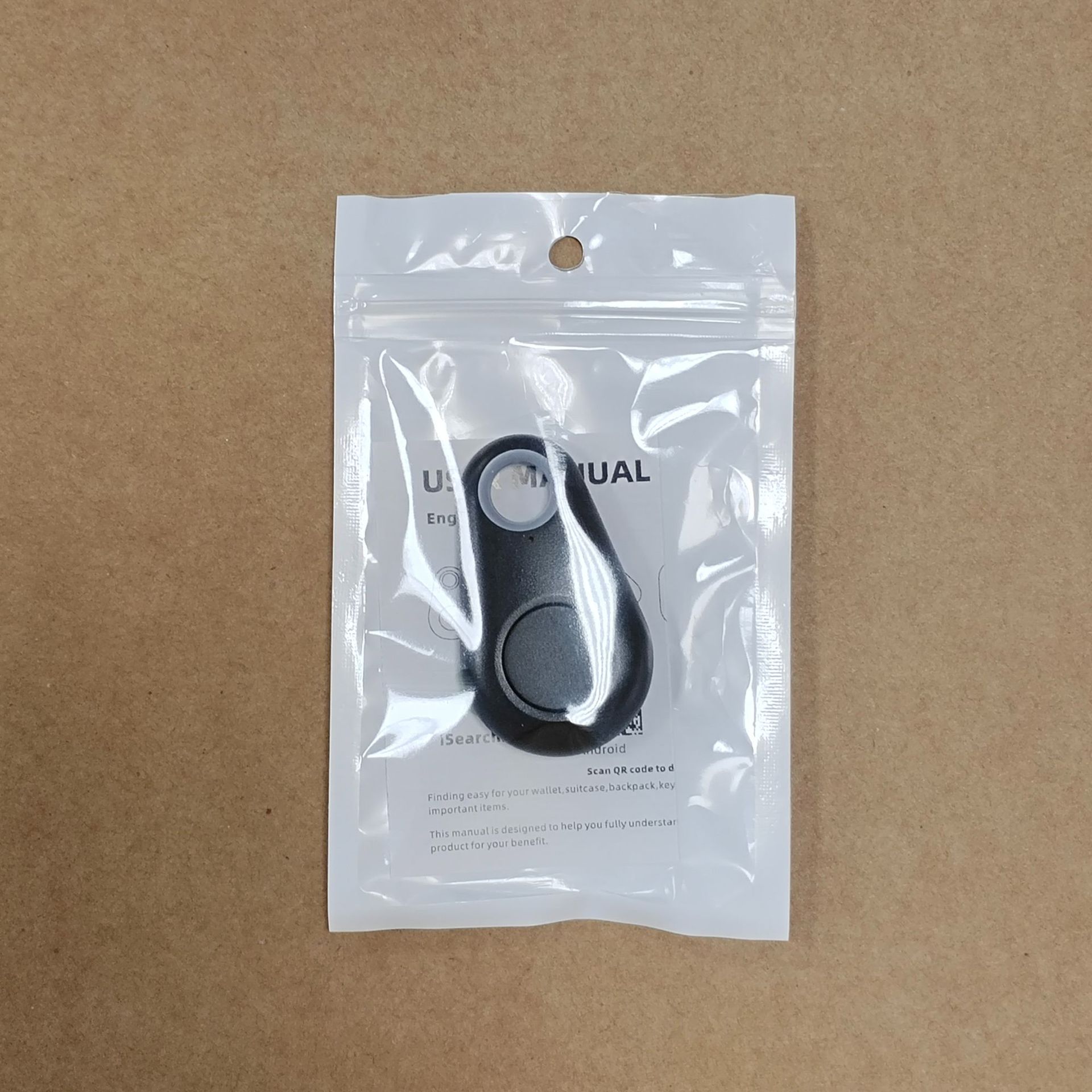 Instrucciones para la bolsa nacarada negra.