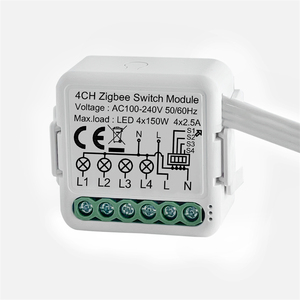 Tuya Zigbee4CHライトスイッチモジュールは音声制御をサポート - Product Image 2