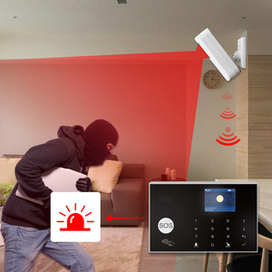 盗難防止警報システム、ワイヤレスアラーム侵入防止Tuya Wifi Gsm警報システム、盗難警報ホームセキュリティ警報システム - Product Image 3
