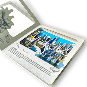 Fabrika özel kendi düzensiz şekilli karton kitap lüks düzensiz ciltli kitap baskı hizmetleri - Product Image 5