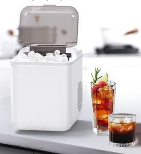 Fabricante de bloques de hielo redondo completamente automático personalizado, mini fabricante de hielo portátil con mango - Product Image 4