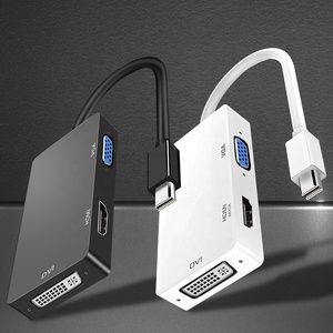 Cable mini DP a DVI HDMI VGA onverter, soporte 4K 1080P Tree en uno - Product Image 5