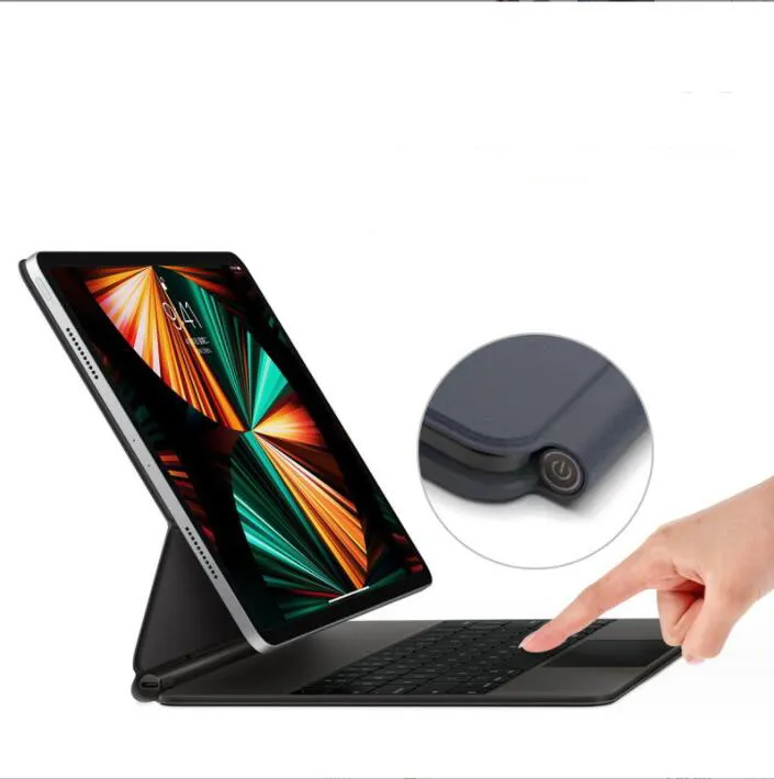 7-цветный плавающий Магнитный чехол с подсветкой для клавиатуры для iPad Air 5-го/4-го поколения 10,9 дюймов и 11 дюймов iPad Pro 12,9