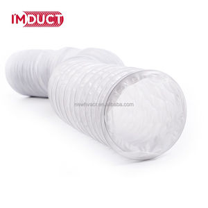 Yeni HVACR <span class=keywords><strong>PVC</strong></span> aşınmaya dayanıklı hava geçirmez sabit bantlar kullanarak kelepçeleri havalandırma borusu <span class=keywords><strong>PVC</strong></span> esnek kanal HVAC için esnek kanal - Product Image 2