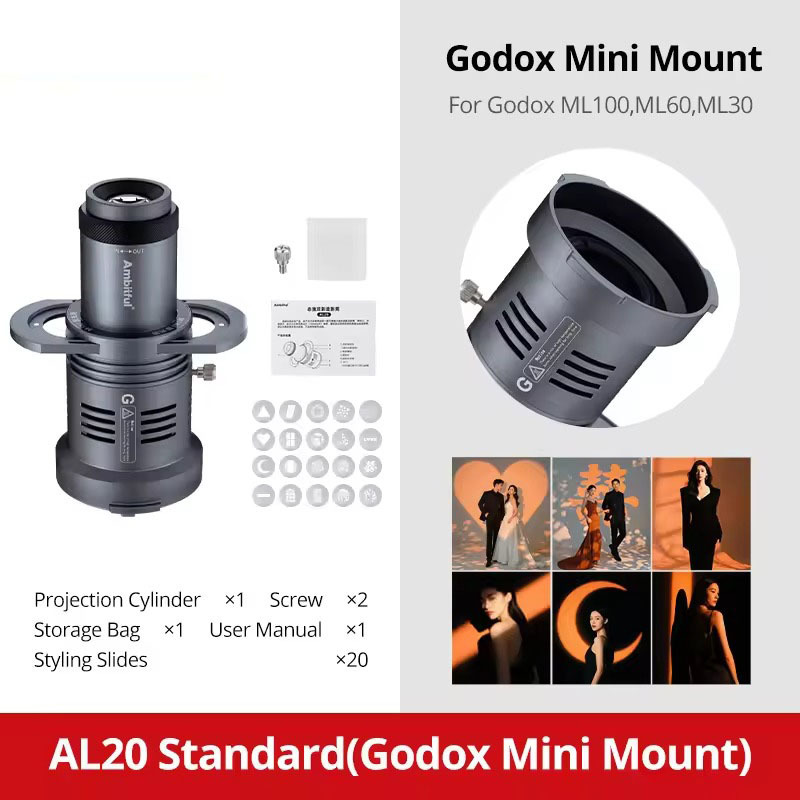 Black-Godox Mini Mount