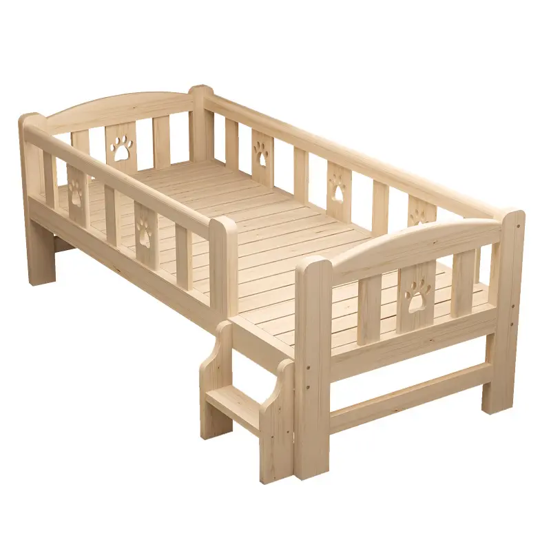 1 MOQ Holz Kinder bett möbel Massivholz Kinder betten für Kinder Mädchen Single