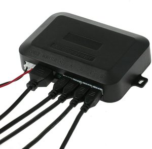 Sistema de Radar de aparcamiento inverso para coche, Kit de 4 sensores de marcha atrás con alarma delantera y trasera, recordatorio, pantalla LED, Conducción Segura - Product Image 3