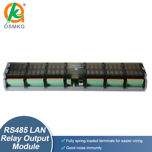 Placa de salida de relé de 48 canales Oshangming, módulo de relé de 12V/24V RS485 Lan Modbus RTU TCP para máquina AC DC - Product Image 3