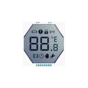 Werkseitig angepasste Monochrom 4 5 6 7 8-stellige 7-Segment-Klein-TN-HTN-LCD für die elektrische Gas-LCD-Bildschirm anzeige der Spender pumpe - Product Image 5