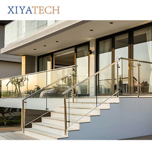 XIYATECH Hochwertiges rechteckiges Edelstahl-Treppen geländer Modernes Design Handlauf für die Villa - Product Image 1